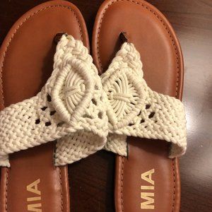 COPY - Crochet white sandal